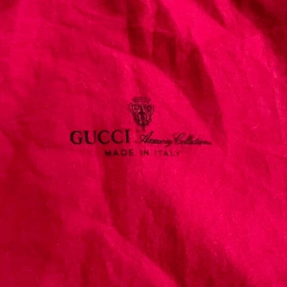 GUCCI Vintage 1985 Accessory Collection Drawstring Dust Bag Made in Italy Pick 1 - Picture 6 of 8